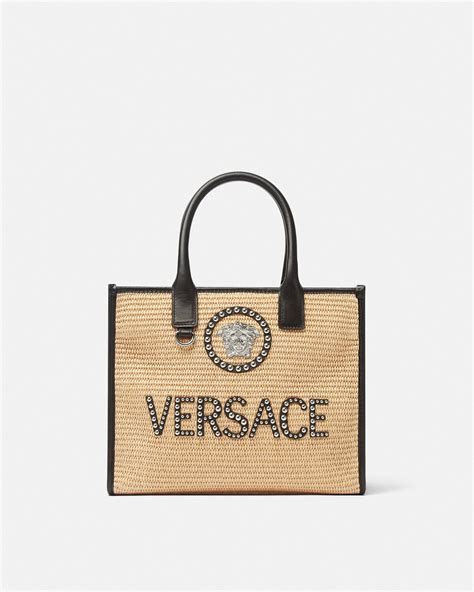 versace blue medusa bag|versace la medusa tote bag.